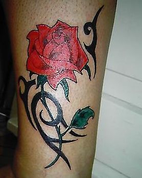 Tribal i czerwona rÃ³Å¼a