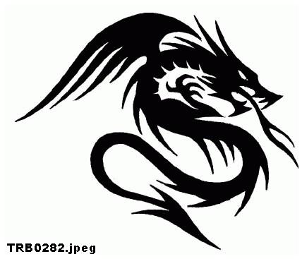 Smok w ciekawym ksztaÅ‚cie