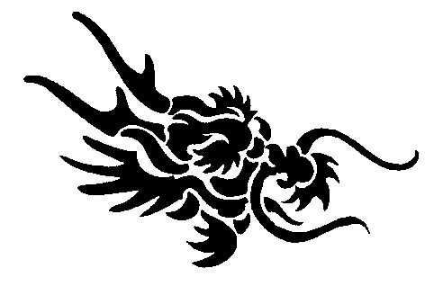 GÅ‚owa smoka tribal