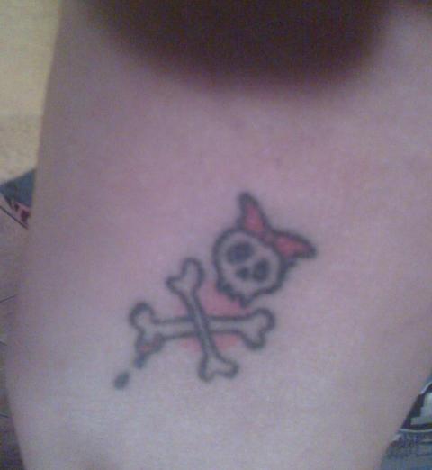 zaszka z rÃ³Å¼owÄ… kokardkÄ…