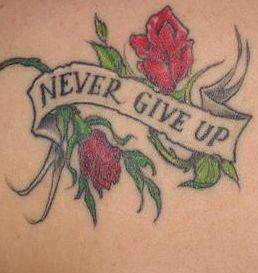 Kwiaty ze wstÄ…Å¼kÄ… i napisem